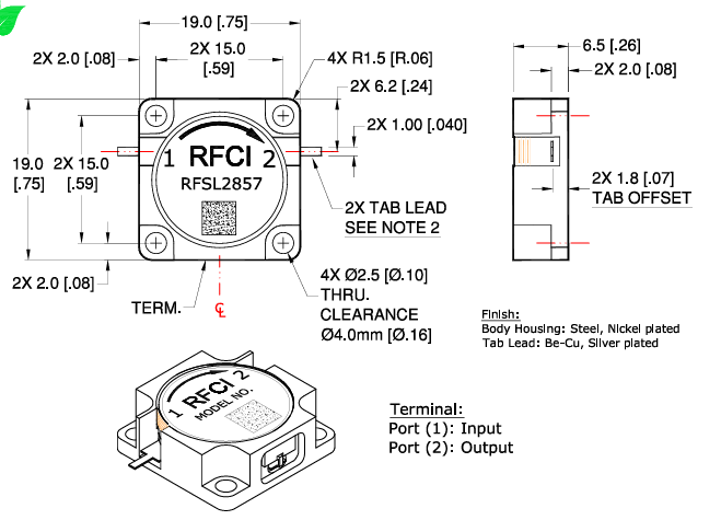 RFSL2857ƵͬRFCI,3-3.5GHz