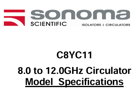 Sonoma Scientific C8YC118-12GHz